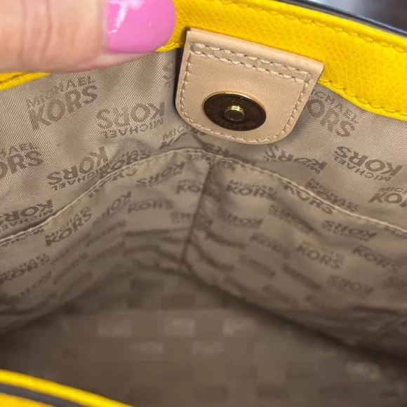 Michael Kors Bright Yellow Tote - Picture 10 of 13